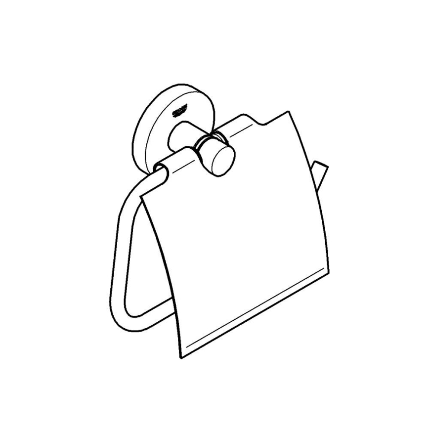 GROHE 41179DC0 - Držiak na toaletný papier ESSENTIALS, nerezová oceľ