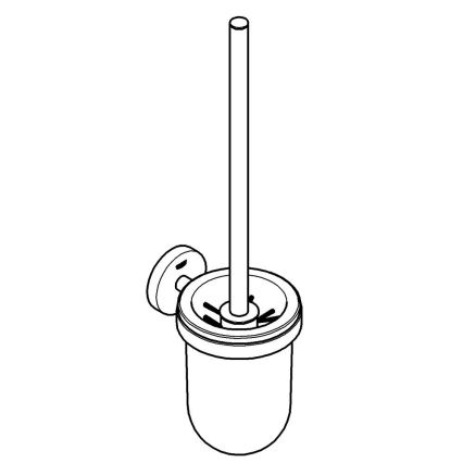 GROHE 411852430 - Sada na čistenie WC START 398 × 121 mm čierna