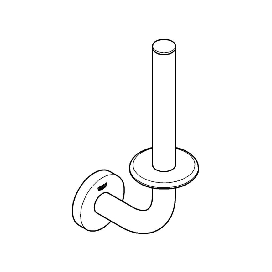 GROHE 41186000 - Držiak náhradnej toaletnej rolky START, lesklý chróm