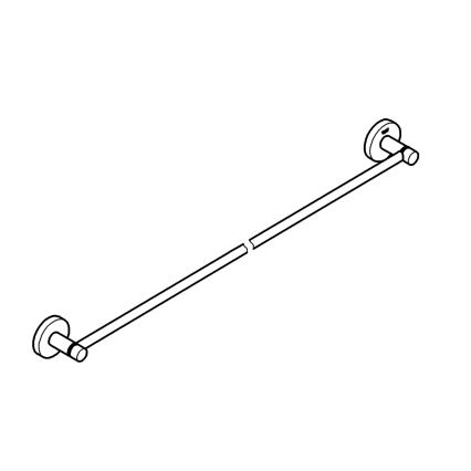 GROHE 41187000 - Držiak na uteráky START 854 mm lesklý chróm