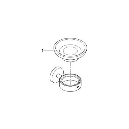 GROHE 411932430 - Miska na mydlo START čierna