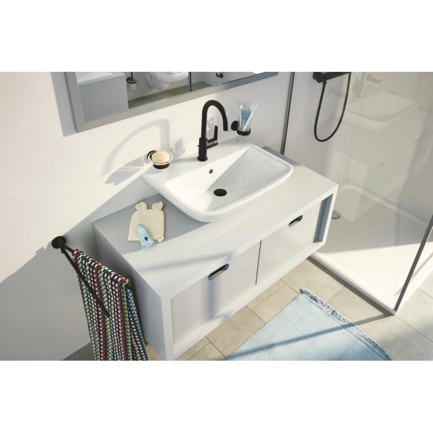 GROHE 411942430 - Sklenený pohár s držiakom START čierny
