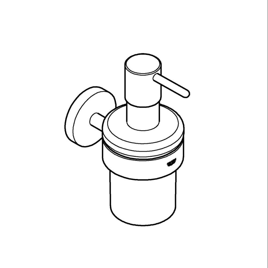 GROHE 411952430 - Dávkovač tekutého mydla START 160 ml čierny