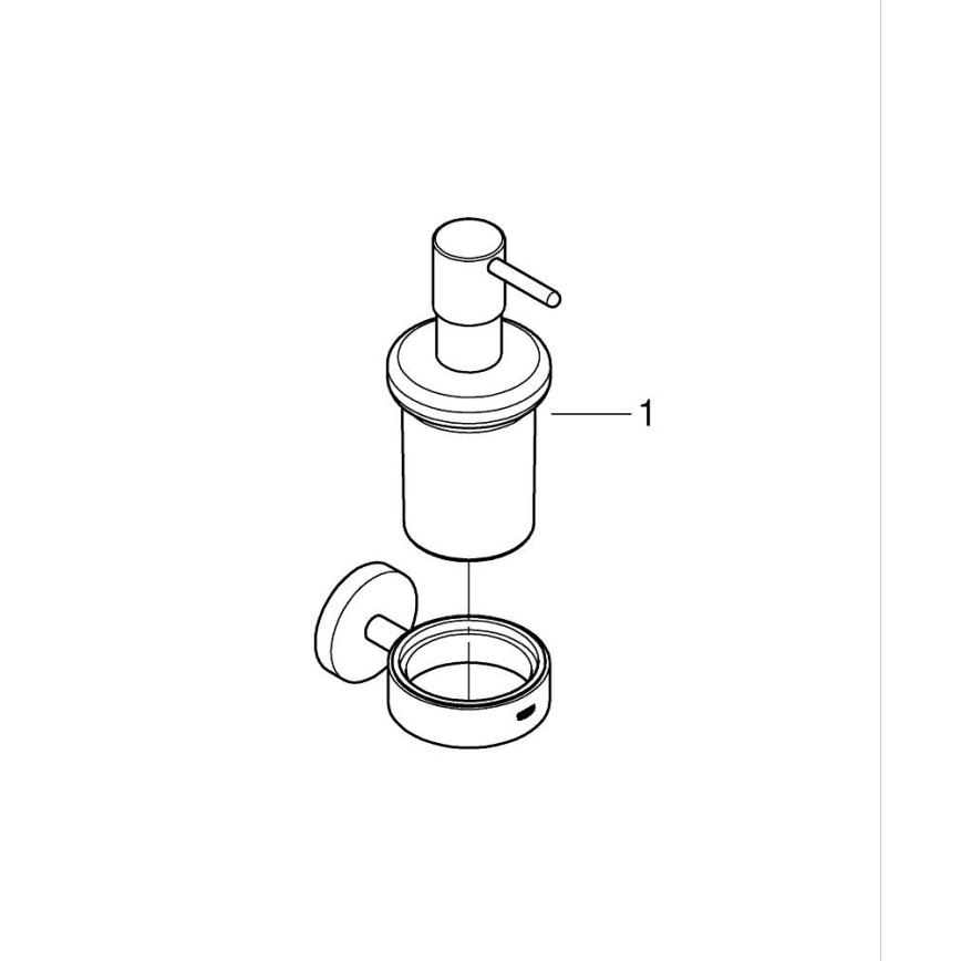 GROHE 411952430 - Dávkovač tekutého mydla START 160 ml lesklý chróm