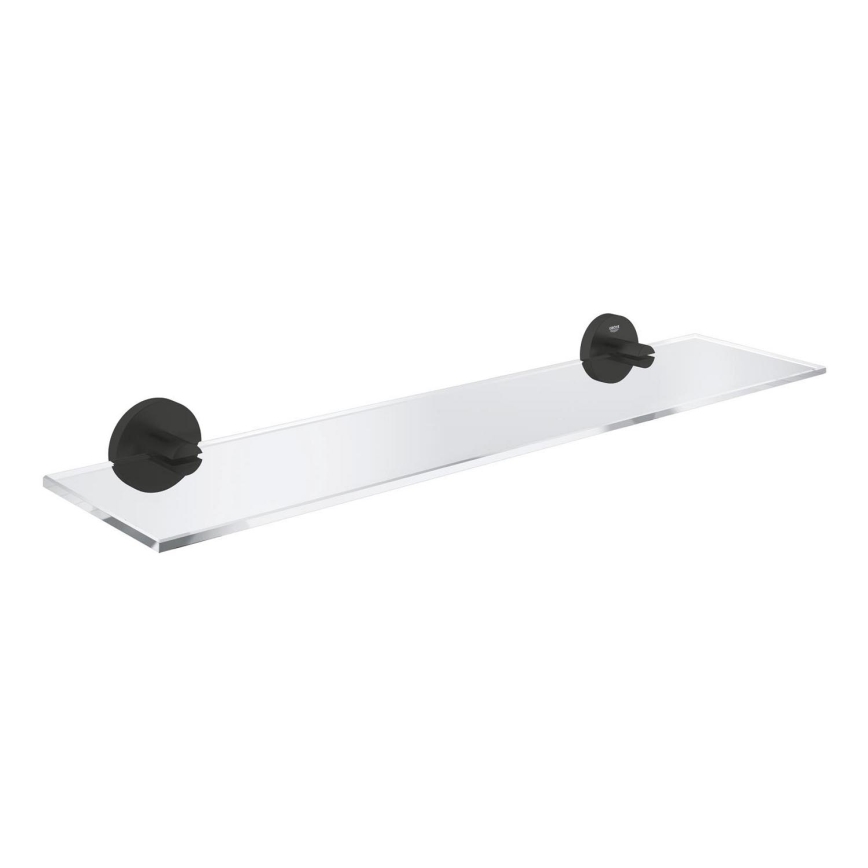 GROHE 412022430 - Sklenená polica START 530 mm čierna