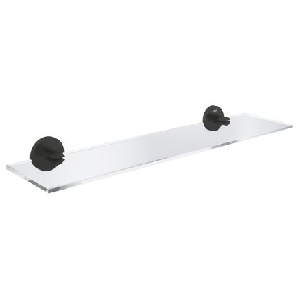GROHE 412022430 - Sklenená polica START 530 mm čierna