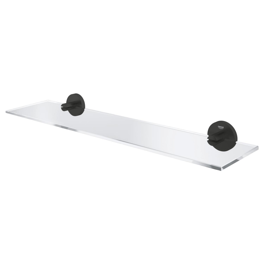 GROHE 412022430 - Sklenená polica START 530 mm čierna
