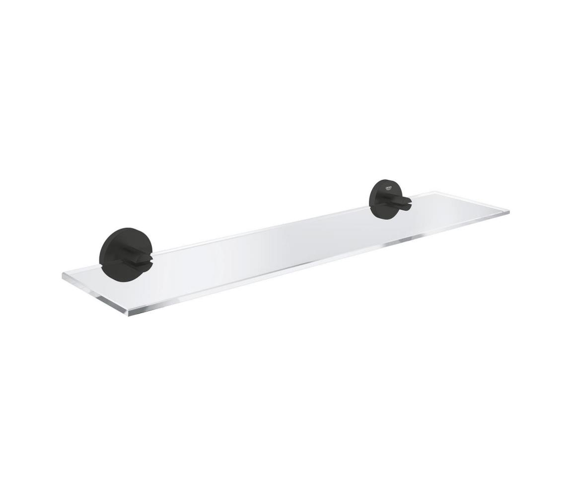 GROHE 412022430 - Sklenená polička START 530 mm čierna 412022430