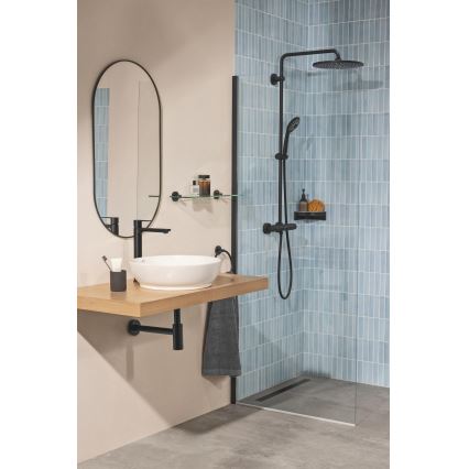 GROHE 412022430 - Sklenená polička START 530 mm čierna