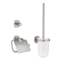 GROHE 41204DC0 - Sada doplnkov na WC 3 v 1 START, nerez