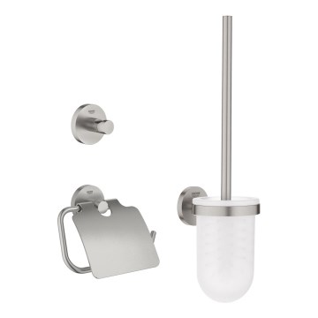 GROHE 41204DC0 - Sada toaletných doplnkov 3 v 1 START, nerezová