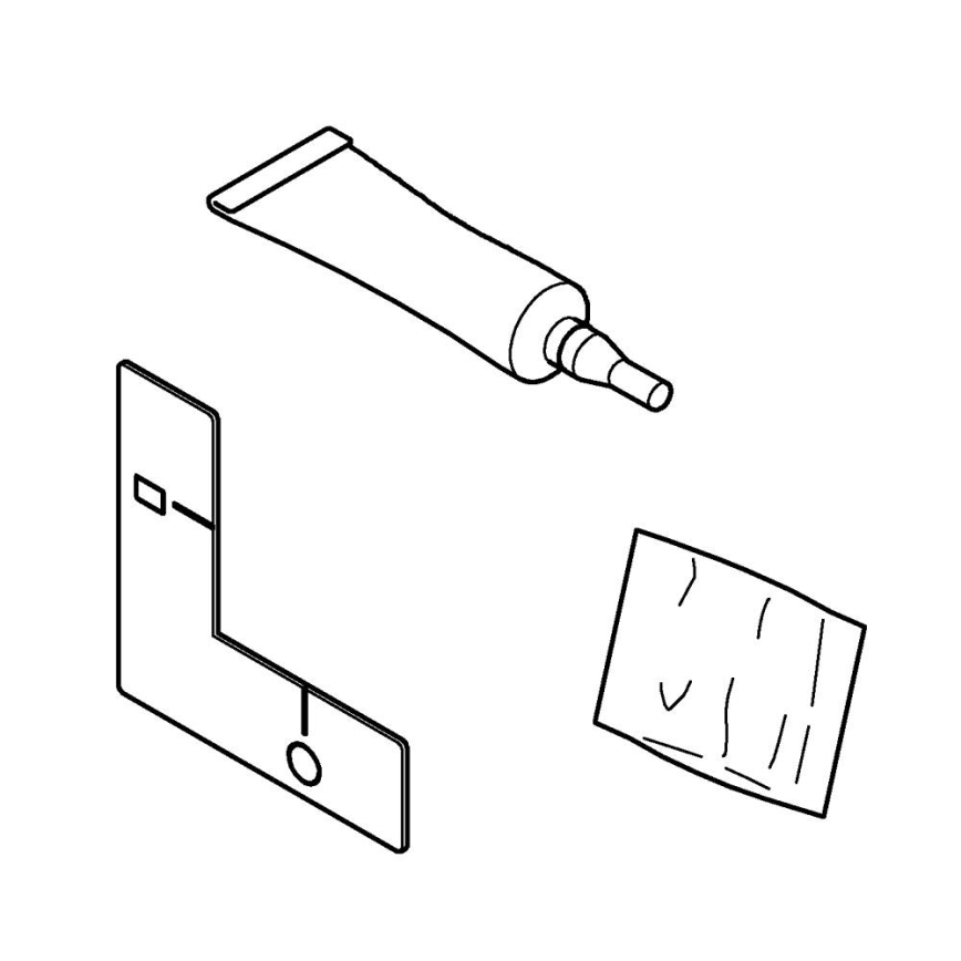 GROHE 41247000 - Lepiaca sada QUICKGLUE S priehľadná