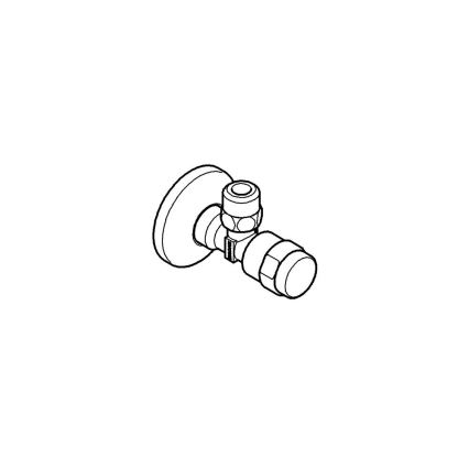 GROHE 41263000 - Rohový ventil EGAPLUS DN 15, lesklý chróm
