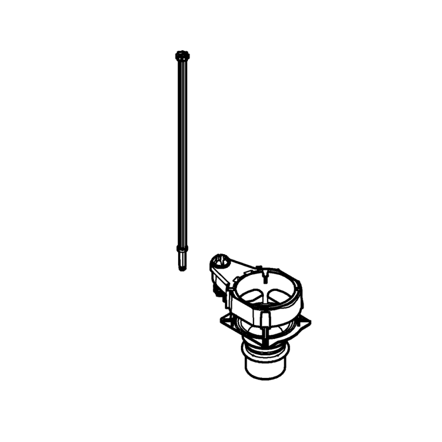 GROHE 42593000 - Ventilové sedlo pre splachovaciu nádrž GD 2 biele