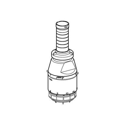 GROHE 42690000 - Servo splachovací ventil bez ventilového sedla, bez predĺženia, chróm