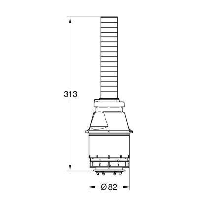 GROHE 43486000 - Servo-vypúšťací ventil lesklý chróm