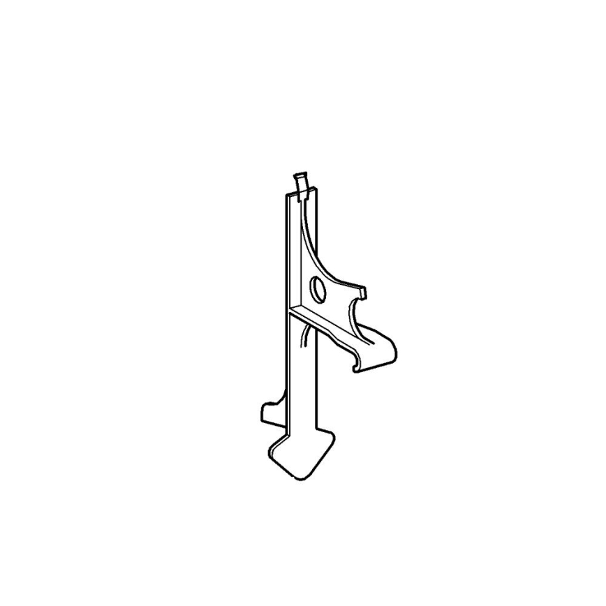 GROHE 43550000 - Páka na splachovanie biela