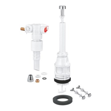 GROHE 43907PI0 - Výmenná sada pre keramické splachovacie nádržky, matný chróm