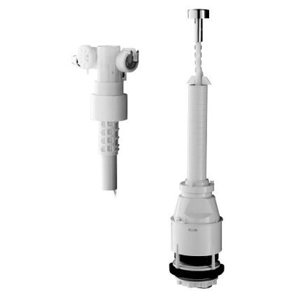 GROHE 43907PI0 - Výmenná sada pre keramické splachovacie nádržky, matný chróm