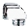 GROHE 45304000 - Sprchové kolienko DN 15 × DN 15 lesklý chróm