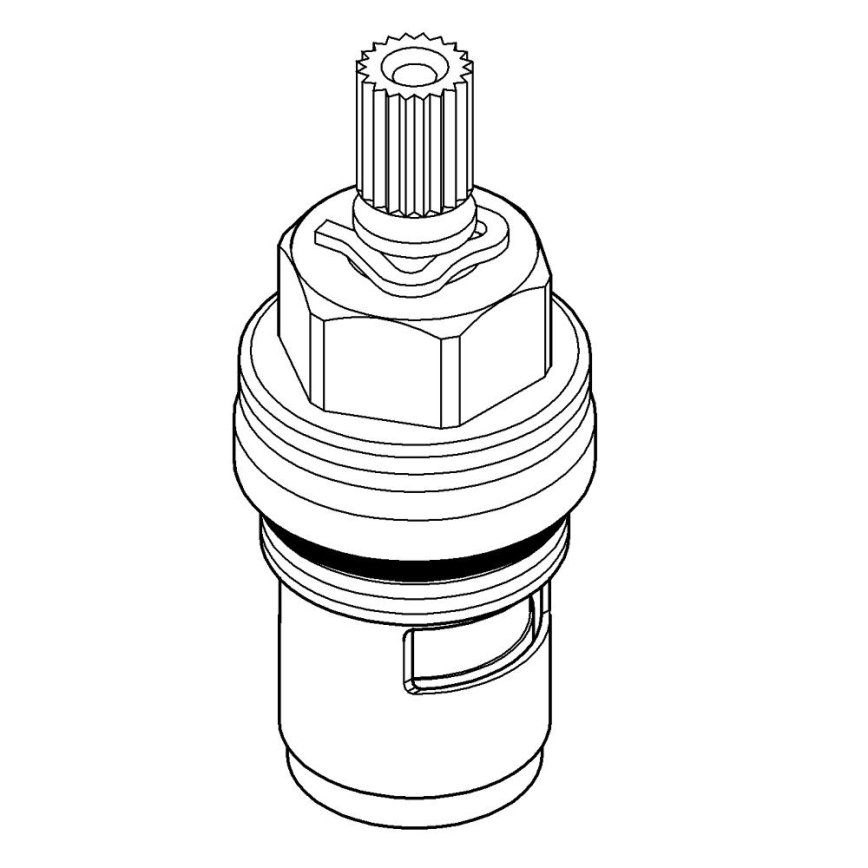 GROHE 45346000 - Keramická kartuša DN 15, lesklý chróm