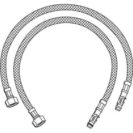 GROHE 45484000 - Pripojovací flexi hadica 470 mosadz/lesklý chróm