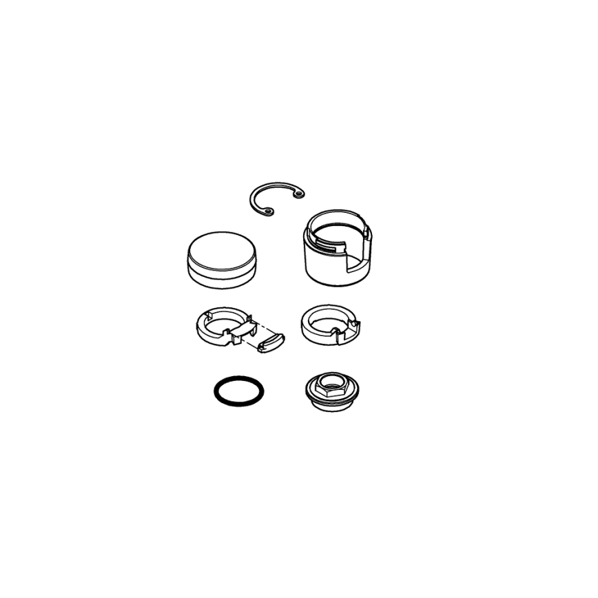 GROHE 46023000 - páková batéria EUROMIX, lesklý chróm