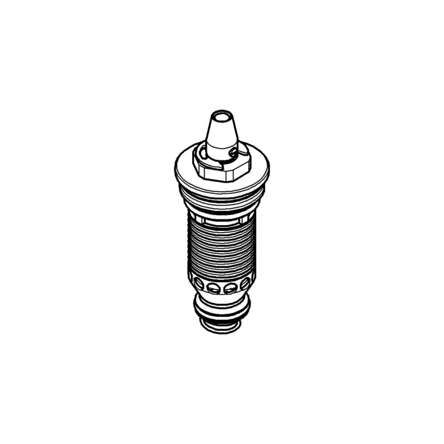 GROHE 47019000 - Termostatický prvok GROHMIX DN 20 bimetalový lesklý chróm