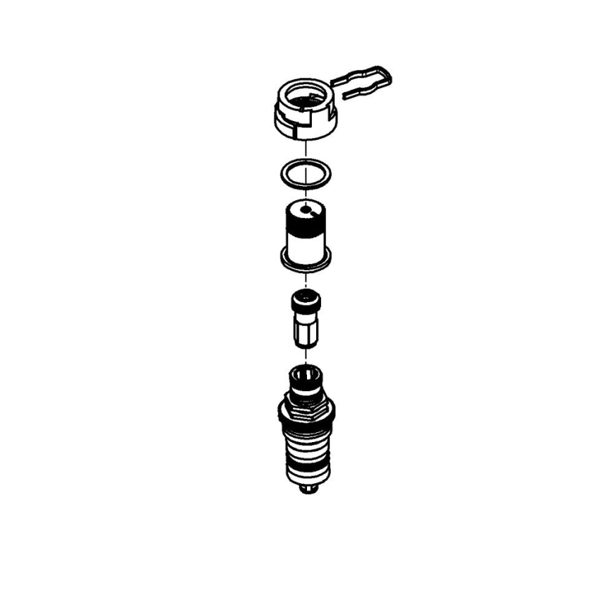 GROHE 47217000 - Termostatický prvok DN 15 lesklý chróm