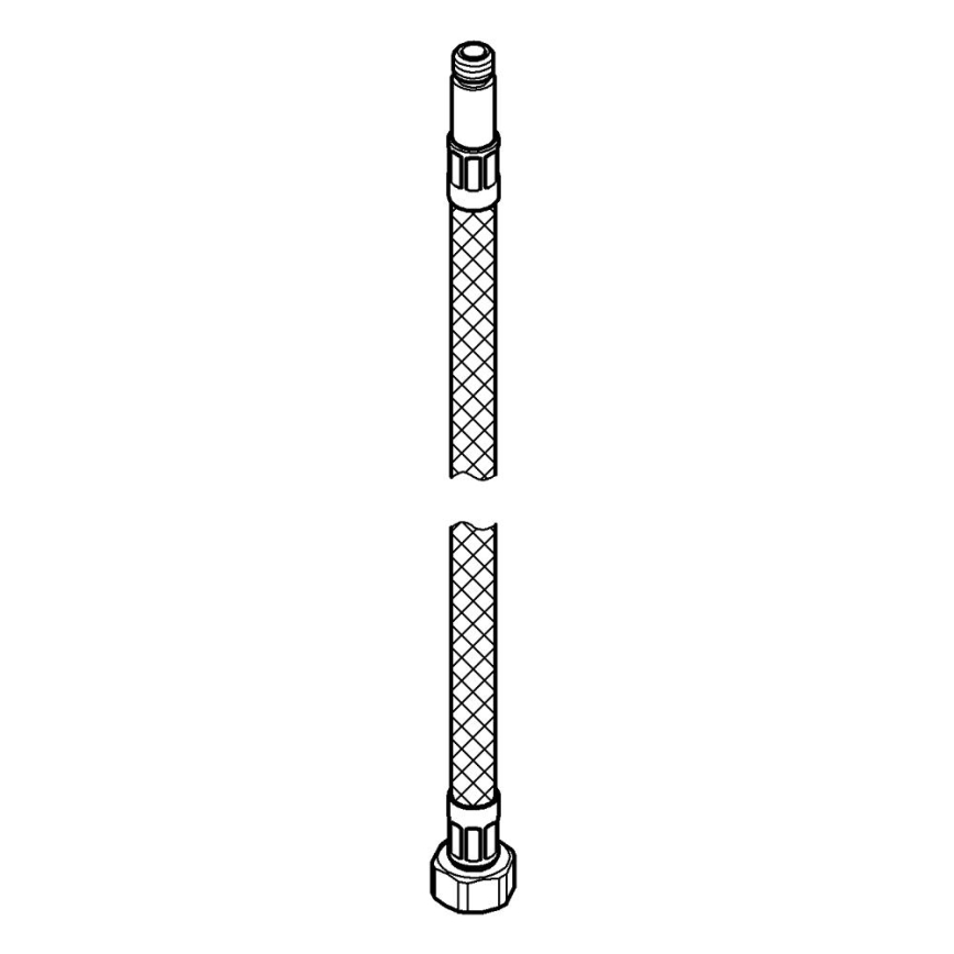 GROHE 48066000 - Pripojovacia flexi hadička 420 mm nerez/lesklý chróm