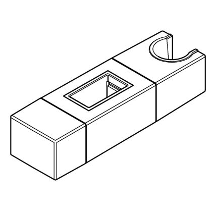 GROHE 48180000 - Vodítko EUPHORIA CUBE 15 × 30 mm lesklý chróm