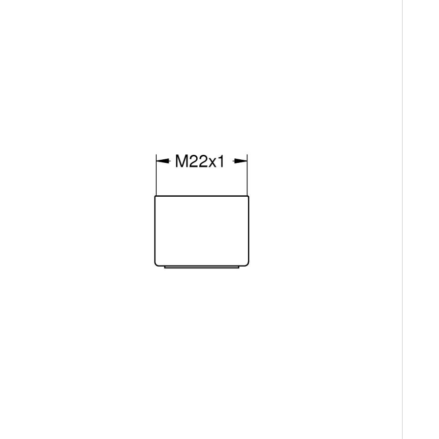 GROHE 6574000 - Perlátor M22 × 1 lesklý chróm