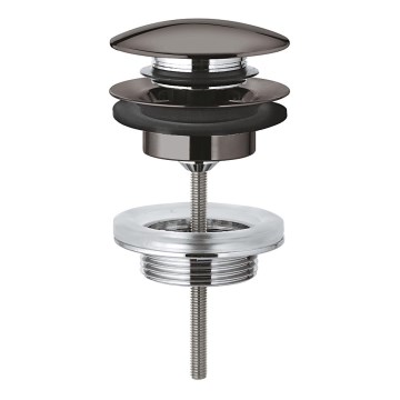 GROHE 65807A00 - Odtoková súprava s uzáverom pre umývadlá s prepadom, grafit