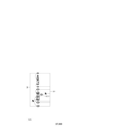 GROHE 7000000 - Kartuša EUROMIX, mosadz