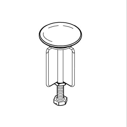 GROHE 7182000 - Zátka pre odtokovú súpravu 1 14” lesklý chróm