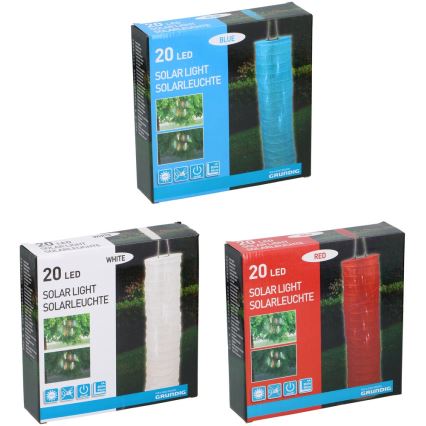 Grundig 1 - LED Solárna lampa 20xLED/IP44