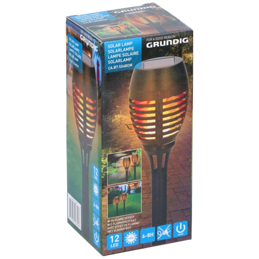 Grundig 16640 - LED solárna lampa LED/1,2V 600 mAh IP44