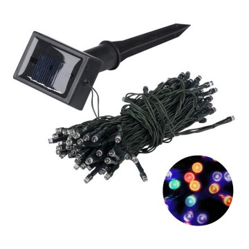 Grundig 2 - LED Solárna reťaz 50xLED/1,2V IP44 multicolor
