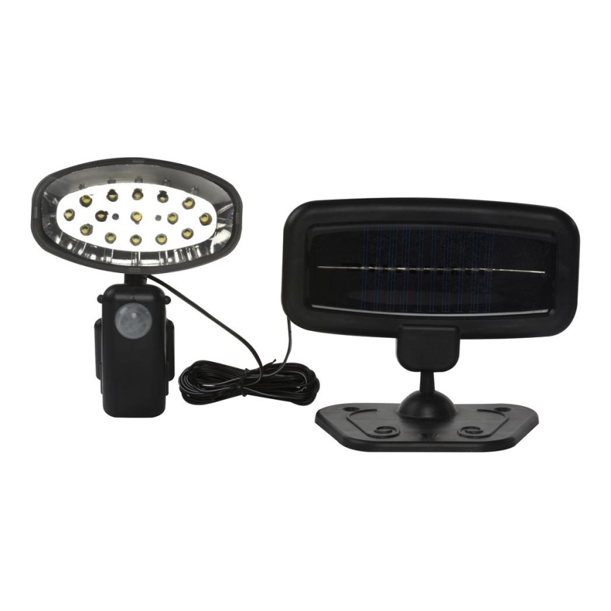 Grundig 25 - LED Solárne svietidlo so senzorom 15xLED/1xAAA
