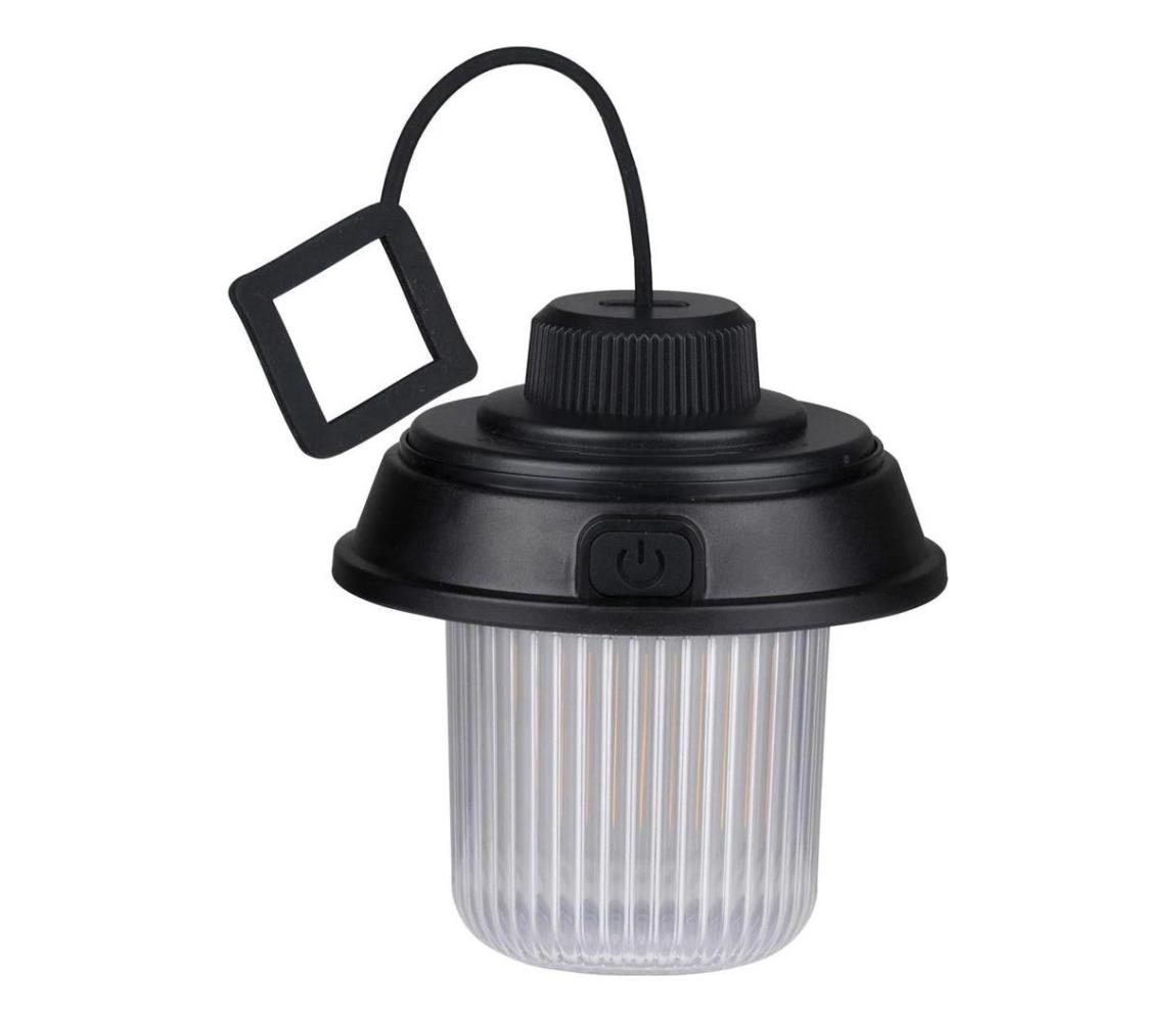 Grundig - LED kempingová svietilka LED/3xAA 3000/4500/6000K IP44 čierna 8711252568386