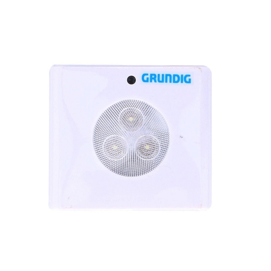 Grundig - LED Orientačné svietidlo so senzorom 3xLED/3xAAA