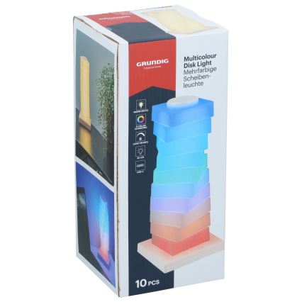 Grundig - LED RGB Dotyková stolová lampa LED/4,5W/5V