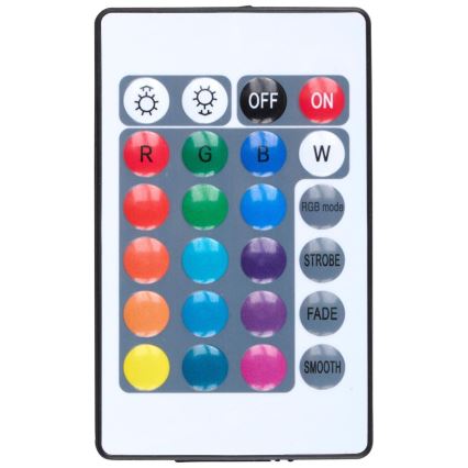 Grundig - LED RGBW stmieiteľná stojacia lampa LED/10W/5V čierna + diaľkové ovládanie