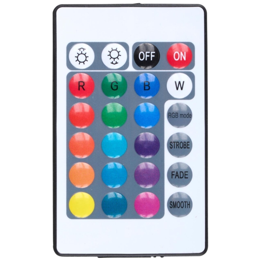 Grundig - LED RGBW stmieiteľná stojacia lampa LED/10W/5V čierna + diaľkové ovládanie