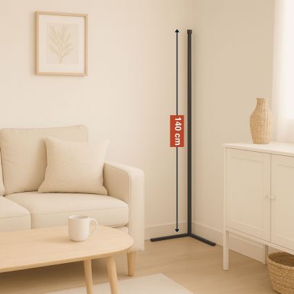 Grundig - LED RGBW Stmievateľná stojacia lampa LED/6W/230V + diaľkové ovládanie