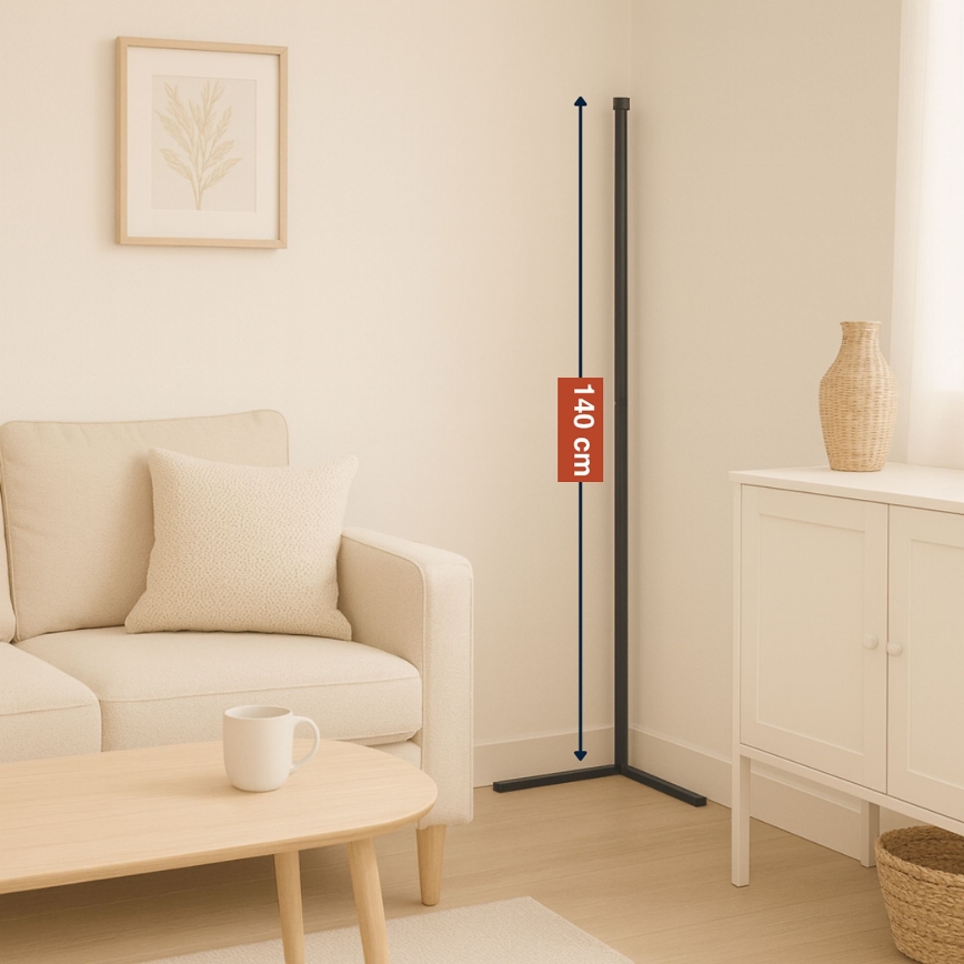 Grundig - LED RGBW Stmievateľná stojacia lampa LED/6W/230V + diaľkové ovládanie