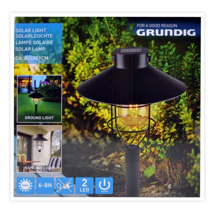 Grundig - LED Solárna lampa LED/1,2V