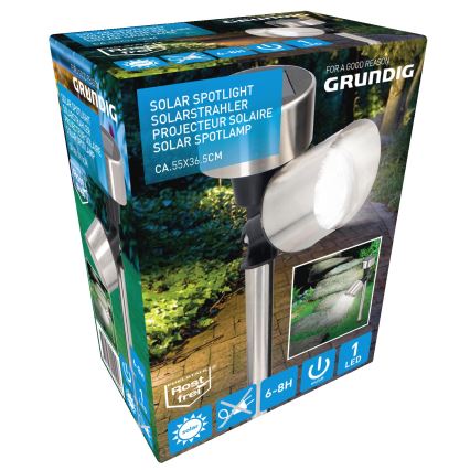 Grundig - LED Solárna lampa LED/1,2V