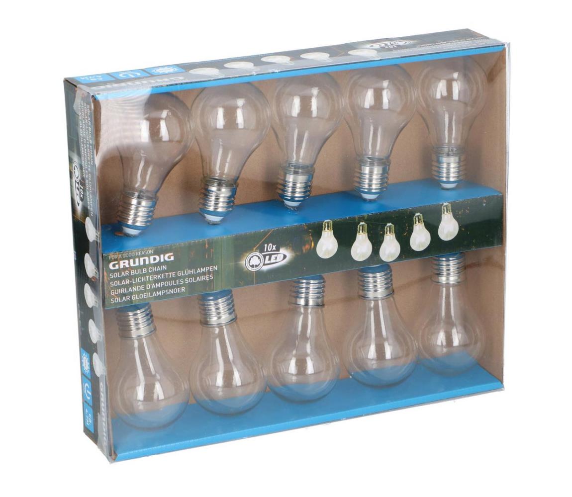 Grundig Grundig - LED Solárna reťaz žiarovky 10xLED/1xAA