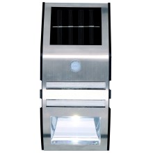 Grundig - LED Solárne nástenné svietidlo so senzorom 1xLED IP44